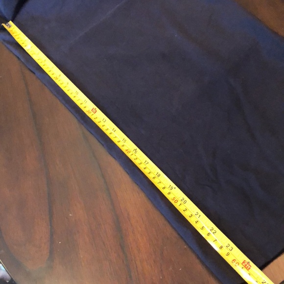 Theory Linen blend pull-on, front pockets, elastic back/waist, faux fly pants - Picture 8 of 8